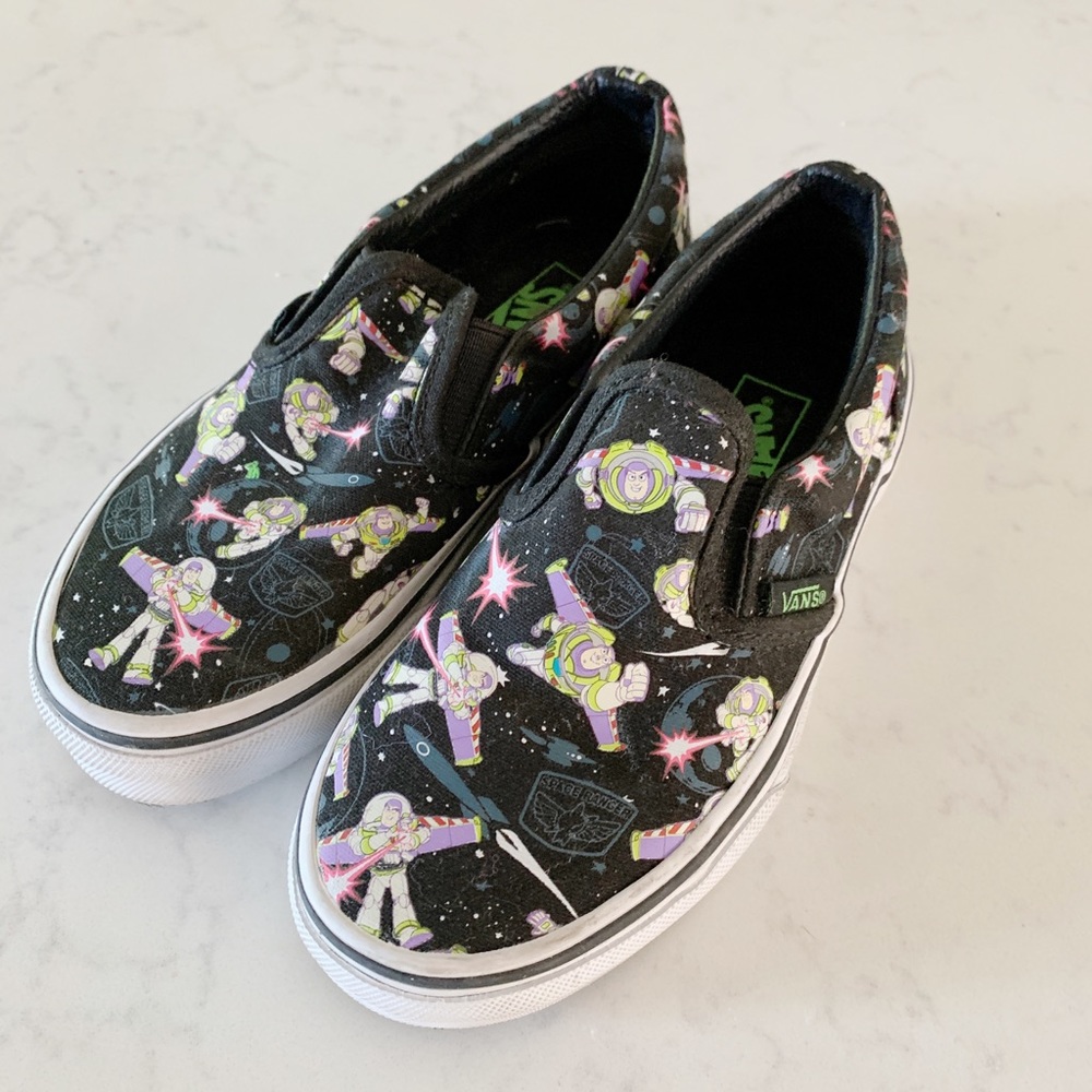 Vans Pixar Toy Story classic slip on shoes Buzz